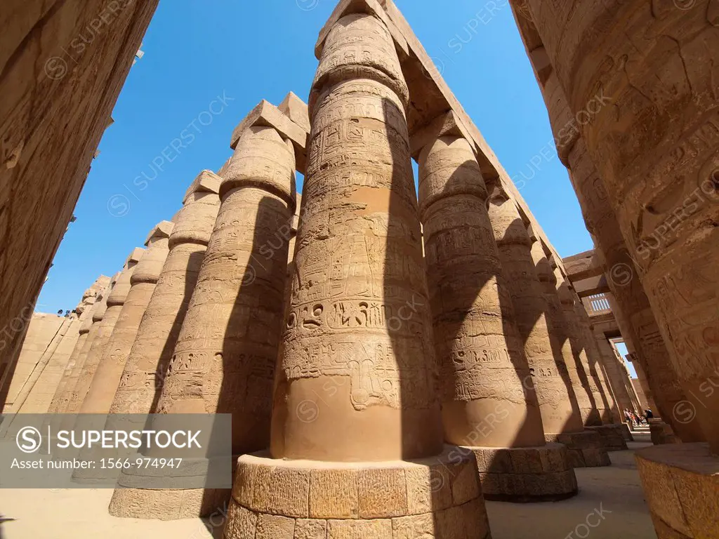 Hypostyle. Karnak Temple. Luxor. Upper Egypt