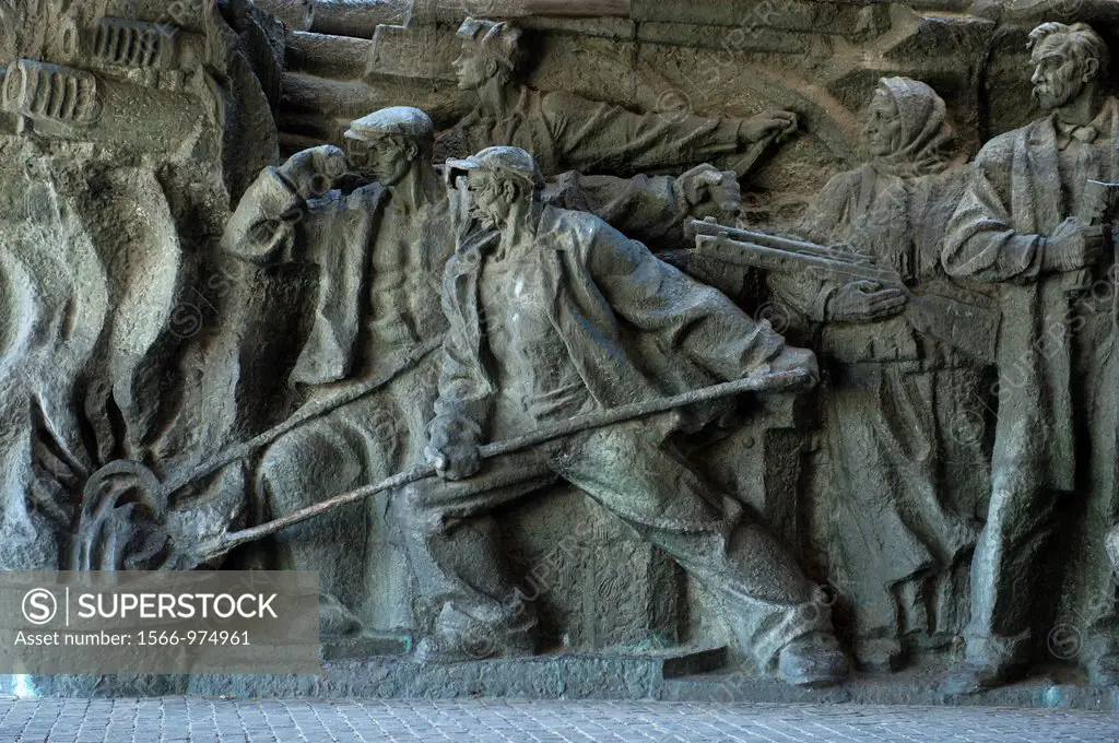Sculpture, National Museum of the History of the Great Patriotic War 1941-1945, Kiev, Ukraine, Europe
