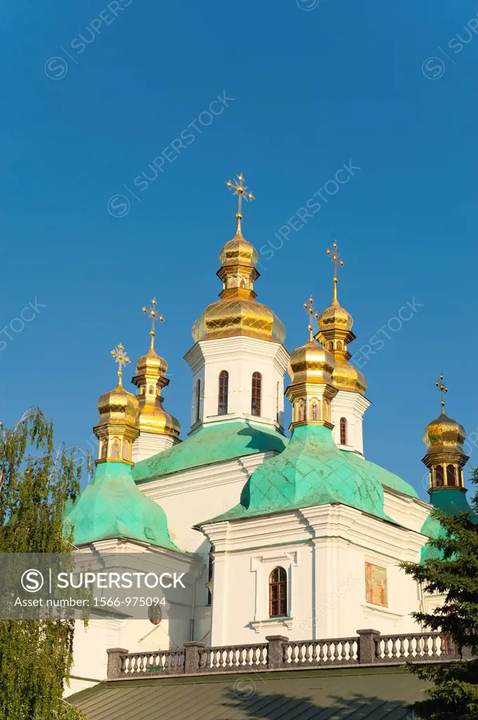 Church of the Nativity of the Virgin and Kovnirs Bell Tower, Pechersk Lavra, Kiev, Ukraine, Europe