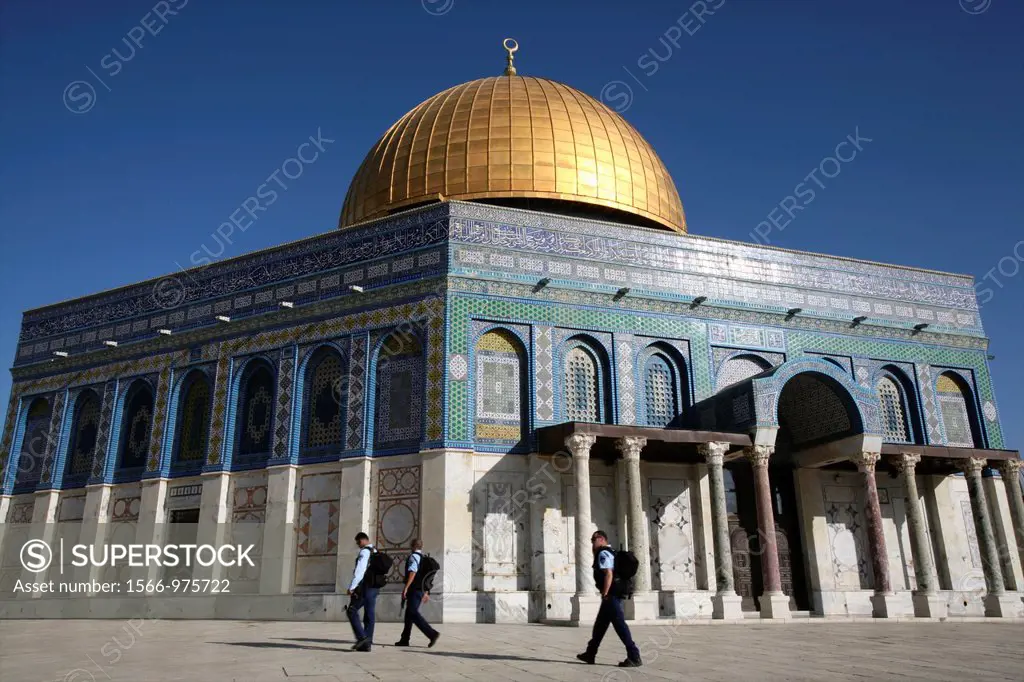 The Dome of the Rock on Temple Mount in the Old City of Jerusalem