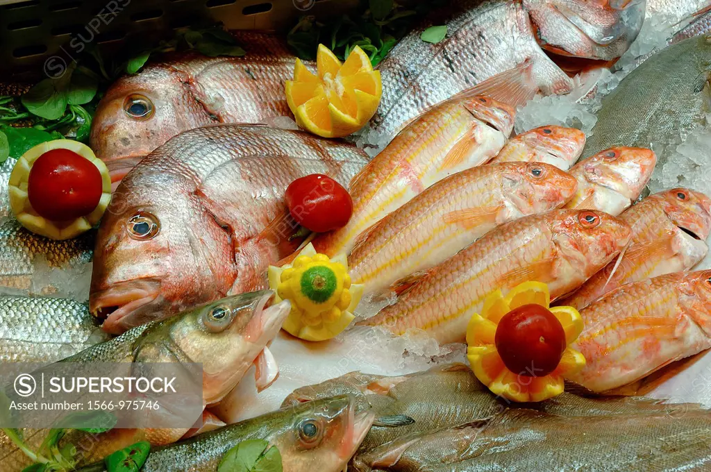 El Faro restaurant, Fresh fish, Cadiz, Spain,