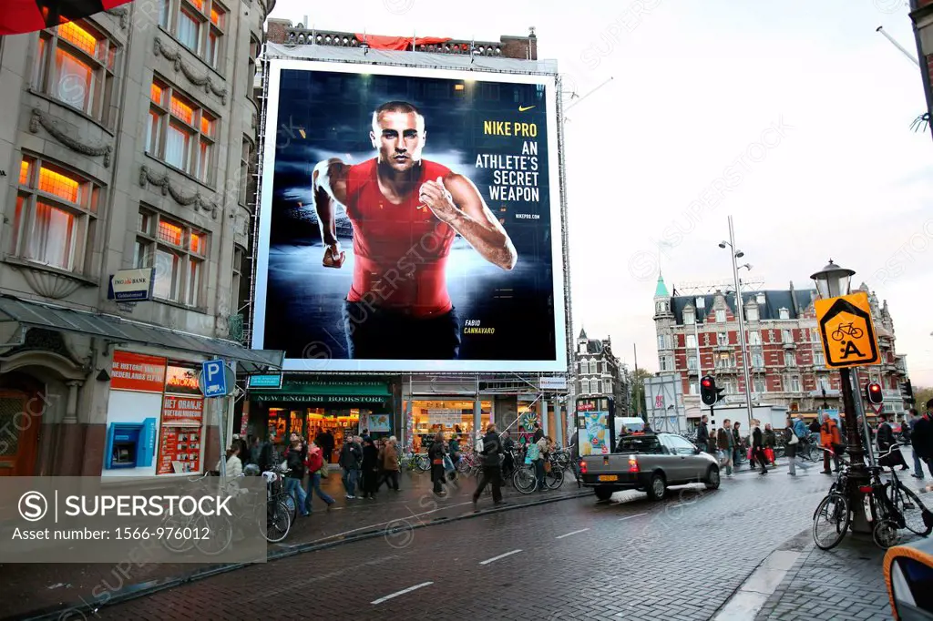 Nike advertisement with the football player Fabio Cannavaro