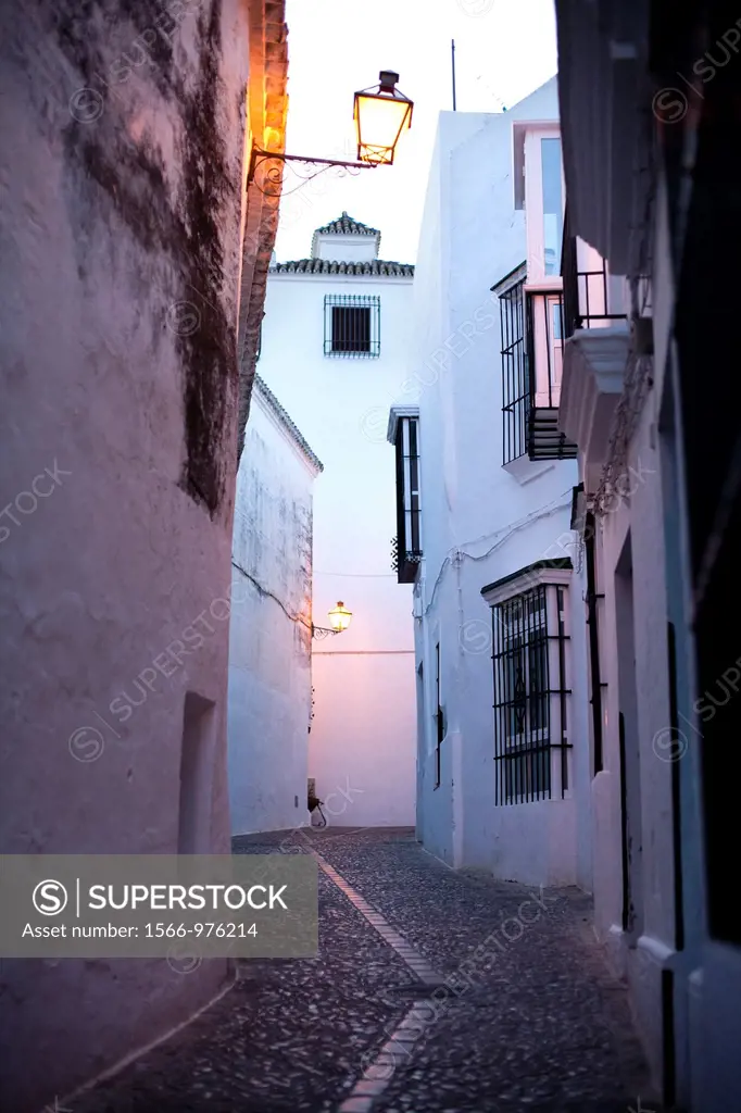 Street in Arcos de la Frontera, Cadiz province, Spain