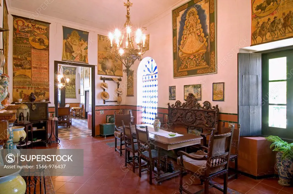 Hacienda Torralba-living room, Chucena, Huelva-province, Spain,