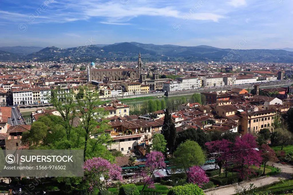 View of Florence from Boboli Gardens, Italy