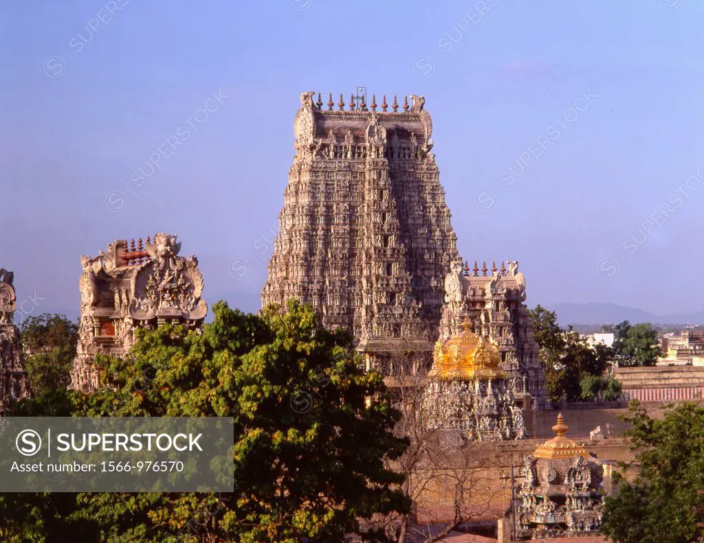 India Tamil Nadu Madurai Shree Meenakshi Temple