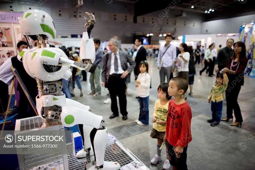 The first robot fair was held in Tokyo-Japan on 11 oct 2008 The main roboto builders showed their work at this venue
