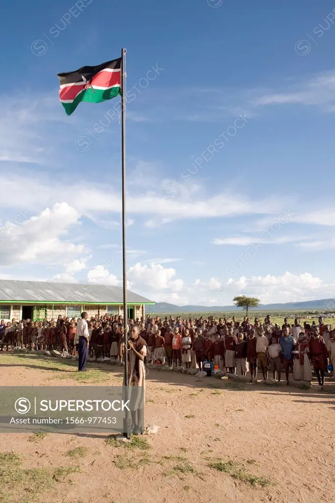 Primary school in Kenya  Most of the students are froma nearby village inhabtited by people of the the Massai tribe  Many kids go to school but many d...