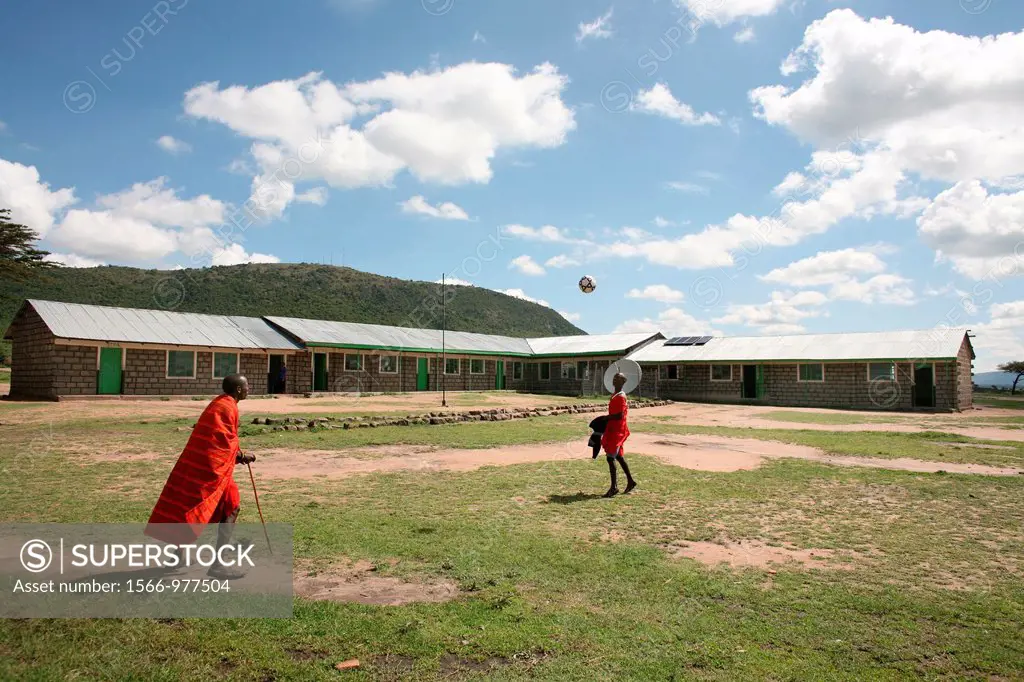 Primary school in Kenya Most of the students are froma nearby village inhabtited by people of the the Massai tribe Many kids go to school but many do ...
