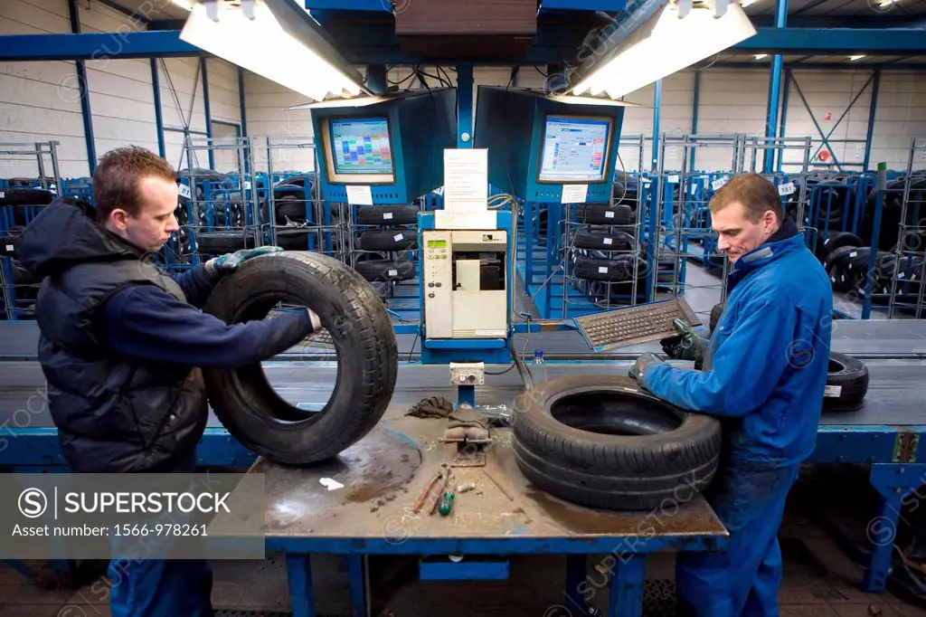 Recycling of tyres The best are stored and shipped to third world countries the bad tires are shredded into granulate and processed for different purp...