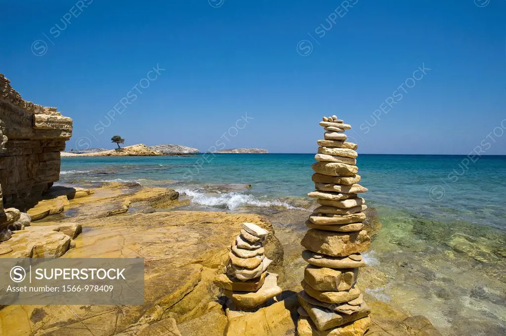 Monodendri beach, Lipsi Island, dodecanese, Greece