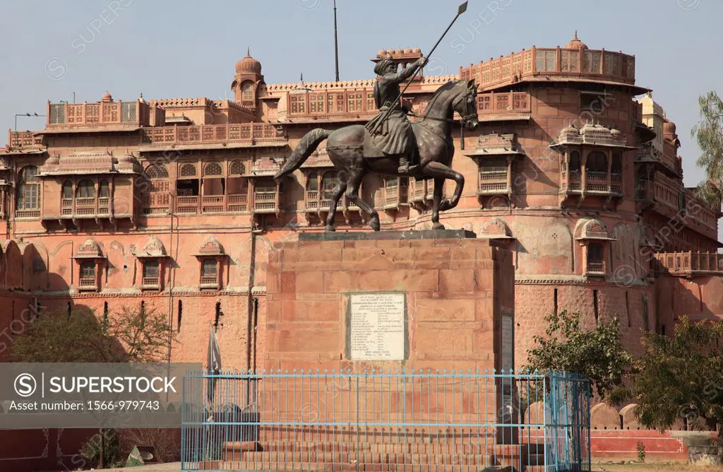 India, Rajasthan, Bikaner, Junagarh Fort,