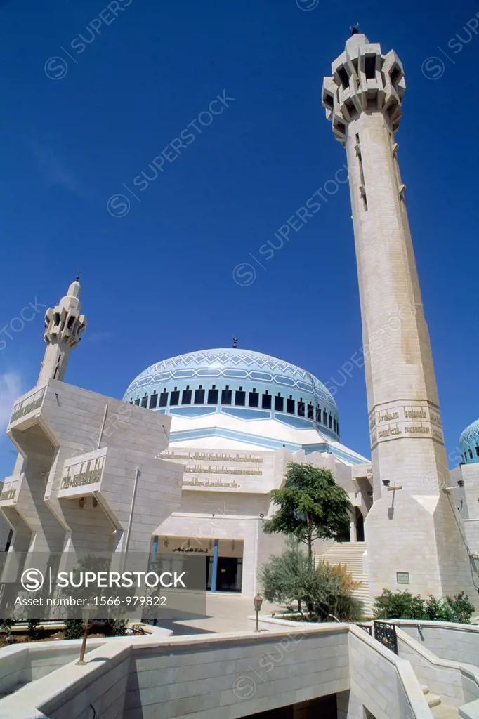 Jordan Amman King Abdullah mosque