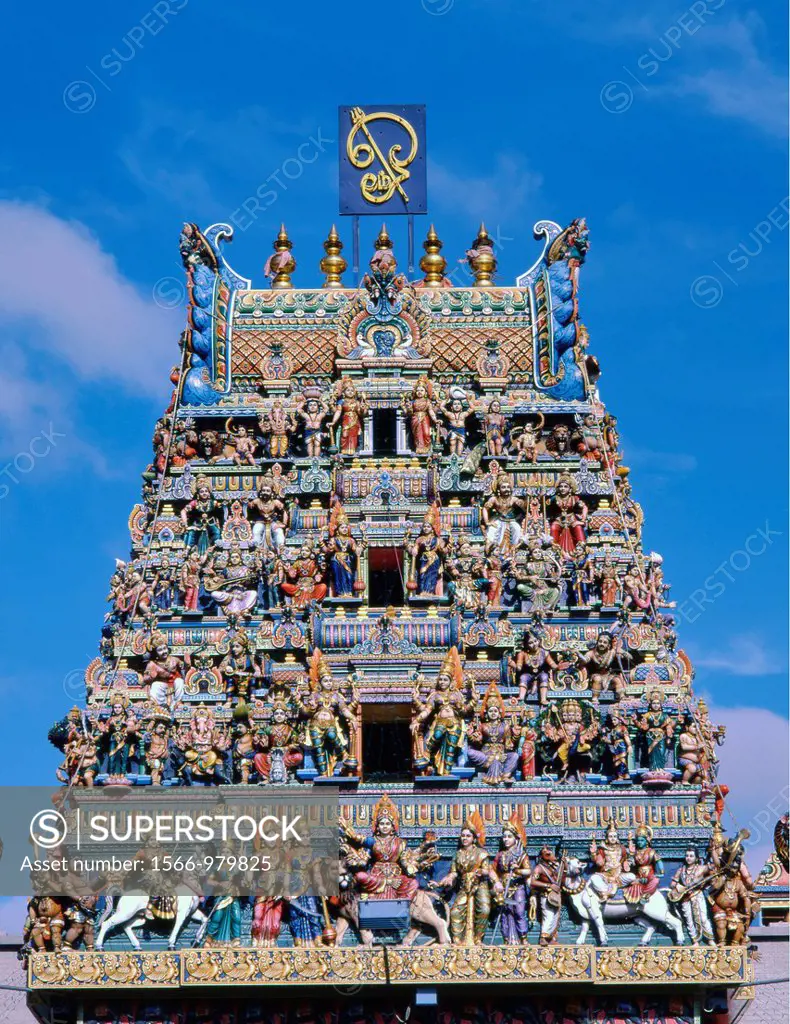 Singapore, Sri Veeramakaliamman Hindu temple