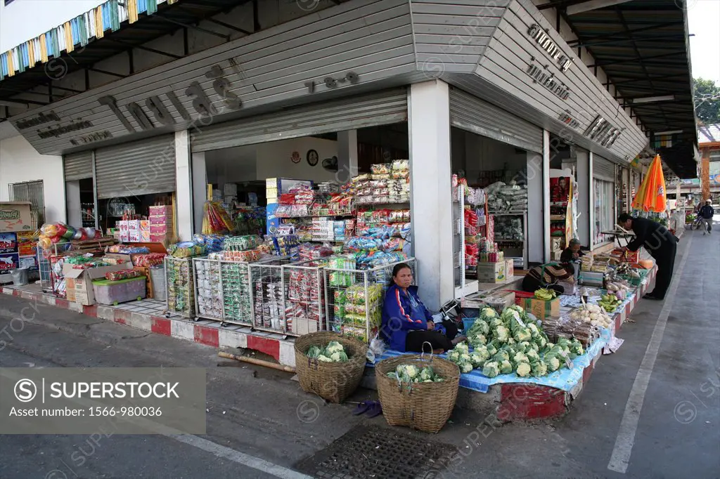 View of a local supermarket near the Longneck village Approximately 300 Burmese refugees in Thailand are members of the indigenous group known as the ...