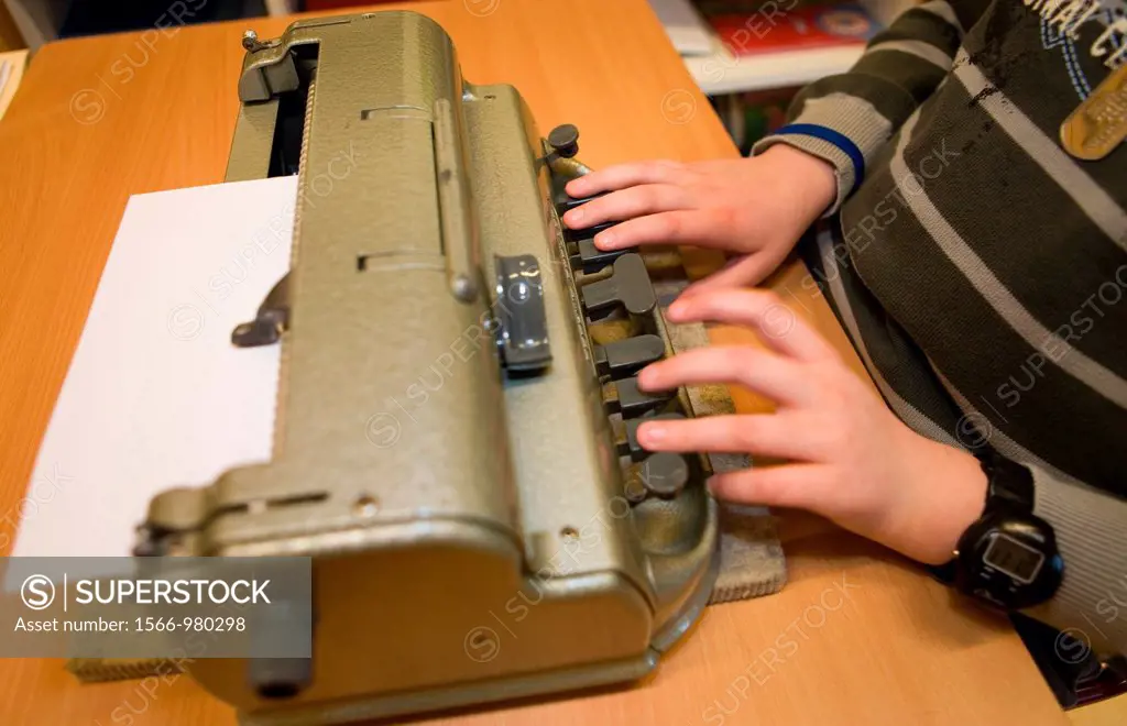 Visio is a special school for blind and partially sighted There are many tools such as Braille, magnifying glasses, large books with large print, Brai...