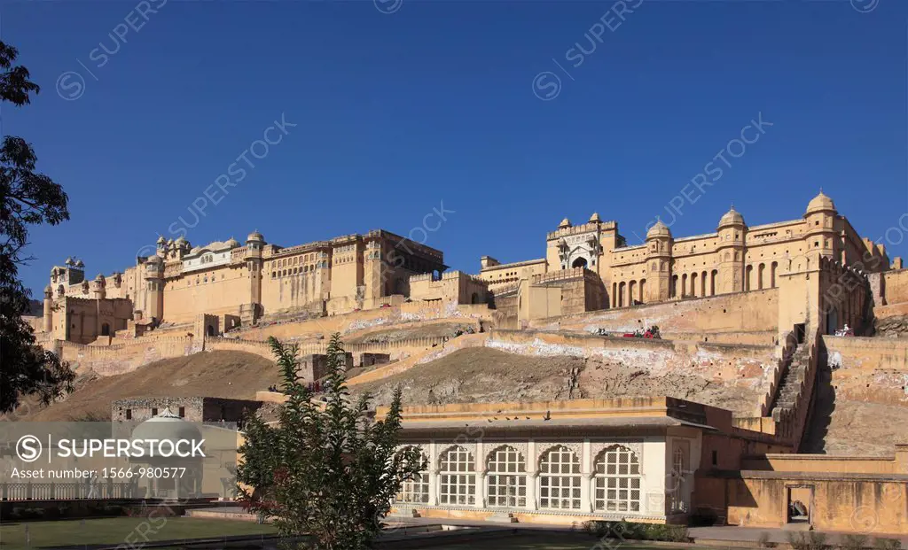 India, Rajasthan, Jaipur, Amber, Fort,