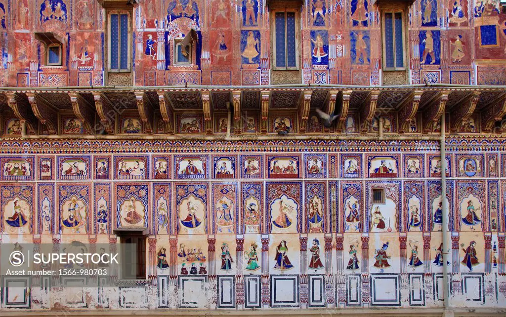 India, Rajasthan, Fatehpur, Nadine Le Prince Haveli,