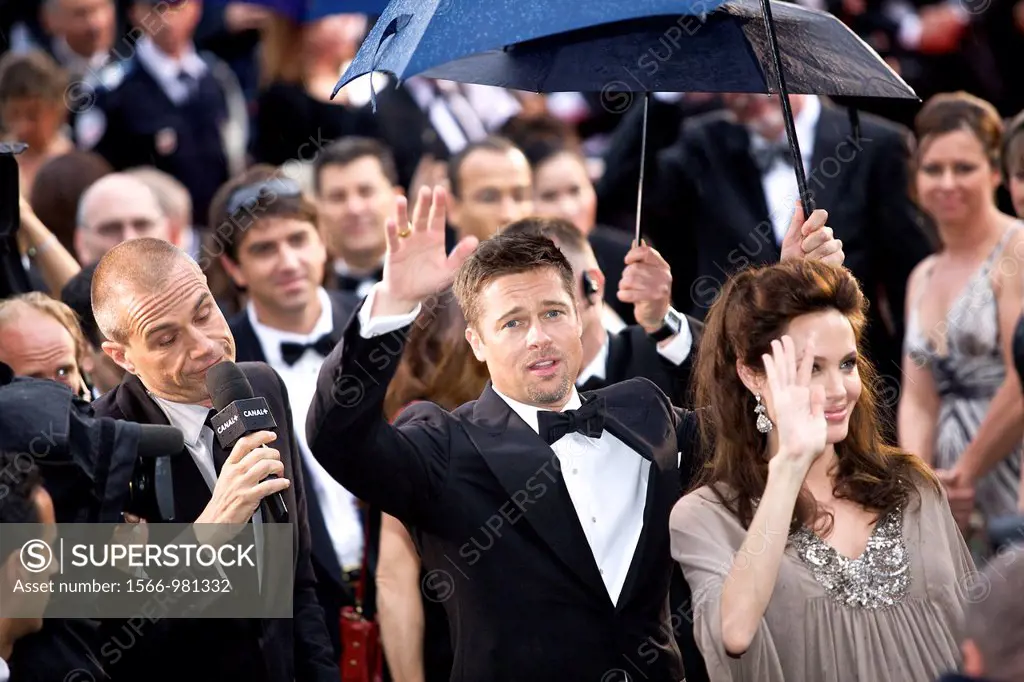 stars and invited to the red carpet arrival of brad pitt and angelina jolie Cannes Film Festival 2008 Maritime Alps, France