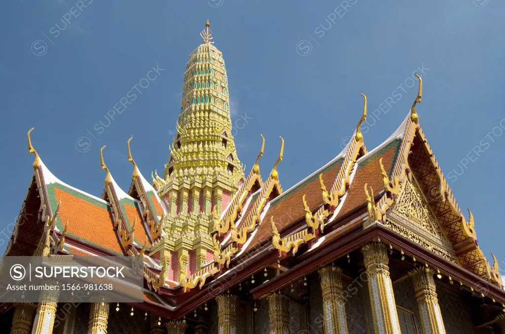 Wat Phra Kaeo Grand Palace complex, Bangkok, Thailand