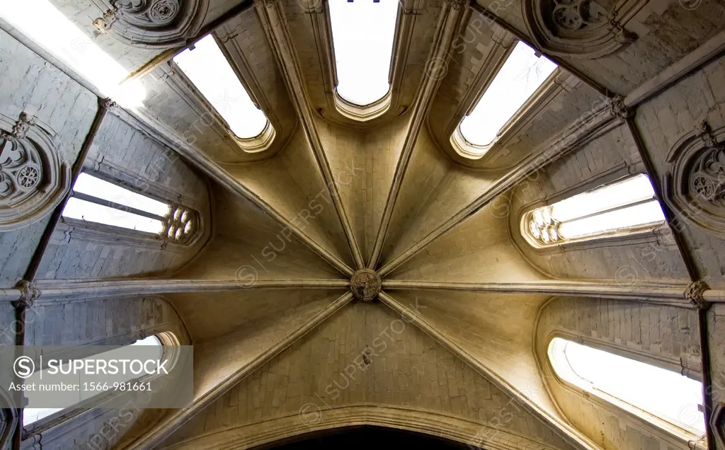 Interior of the Convent of San Francisco- Morella - Els Ports - Castellon province - Comunidad Valenciana - Spain - Europe