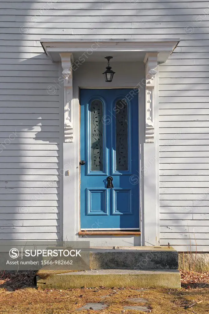 Entrance to a home in Fitzewilliam, New Hampshire, United States