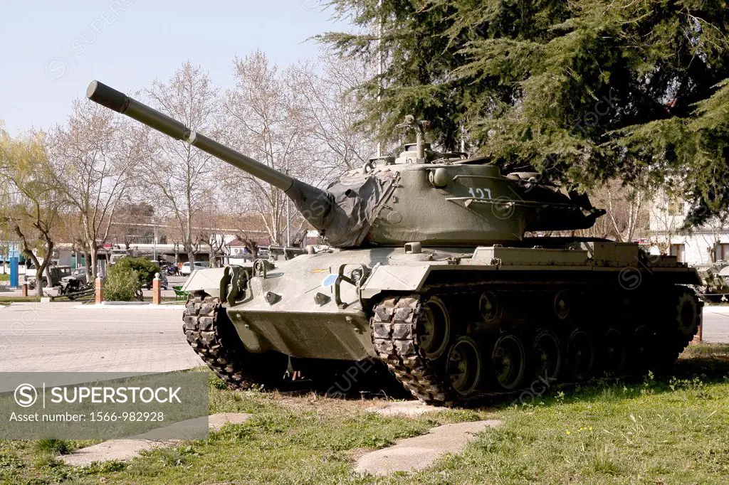 Museum of old tanks  El Goloso military camp  Madrid, Spain