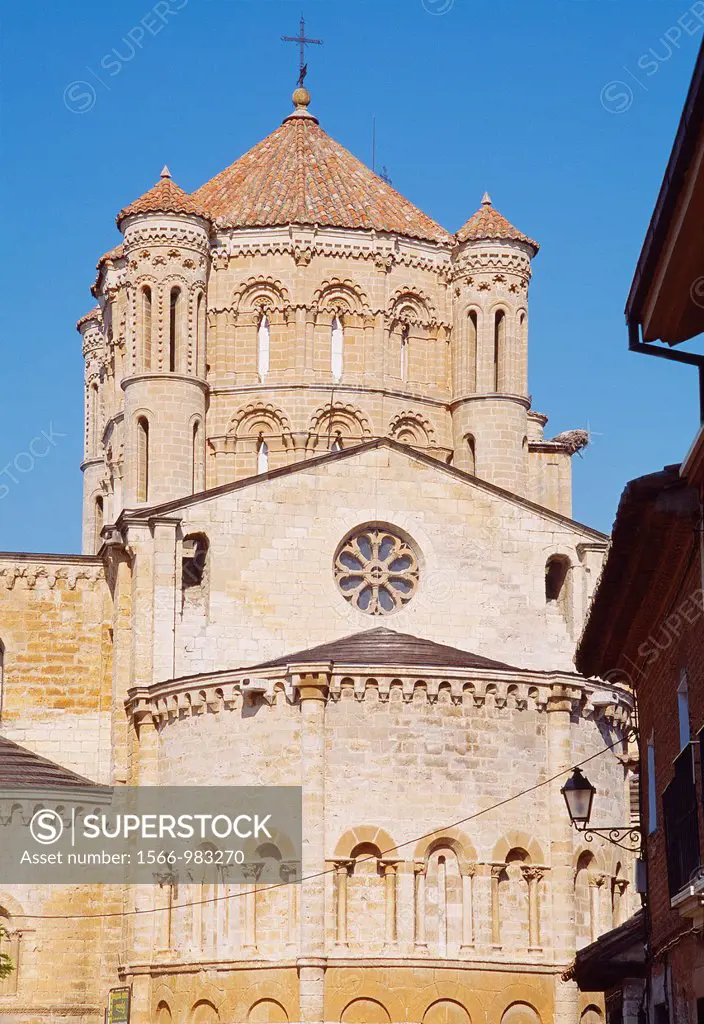 Dome and apse of the collegiate church  Toro, Zamora province, Castilla Leon, Spain 