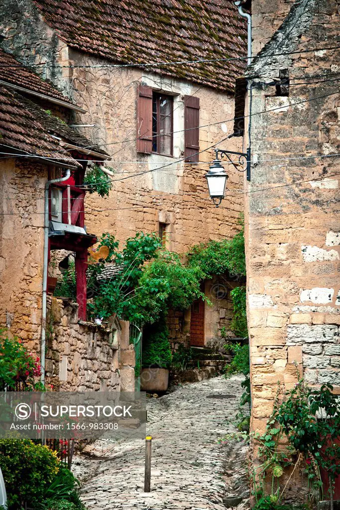 Town of Meyrals, Dordogne, France