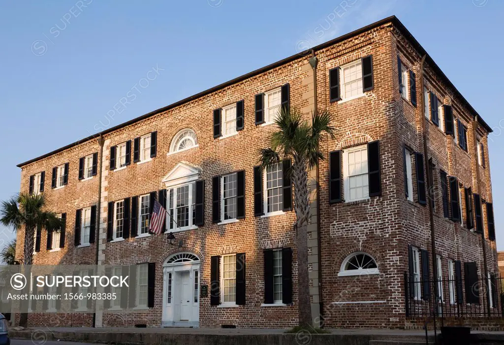 Historic Charleston Foundation headquarters building on East Bay Street, Charleston, South Carolina, USA