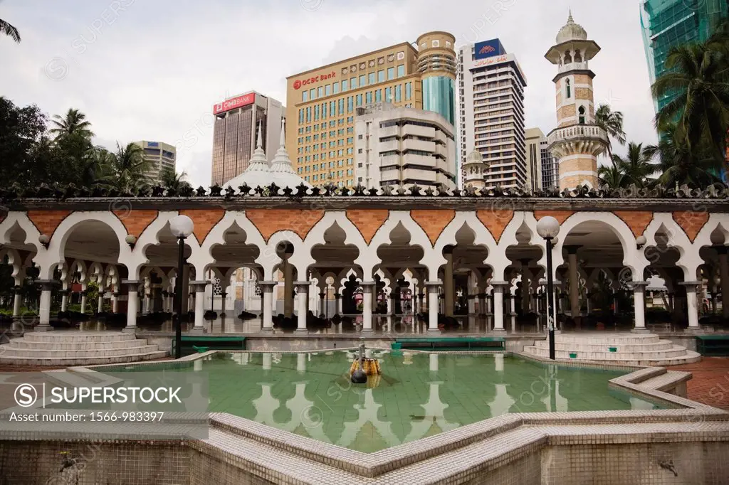 Masjid Jamek mosque, Kuala Lumpur, Malaysia