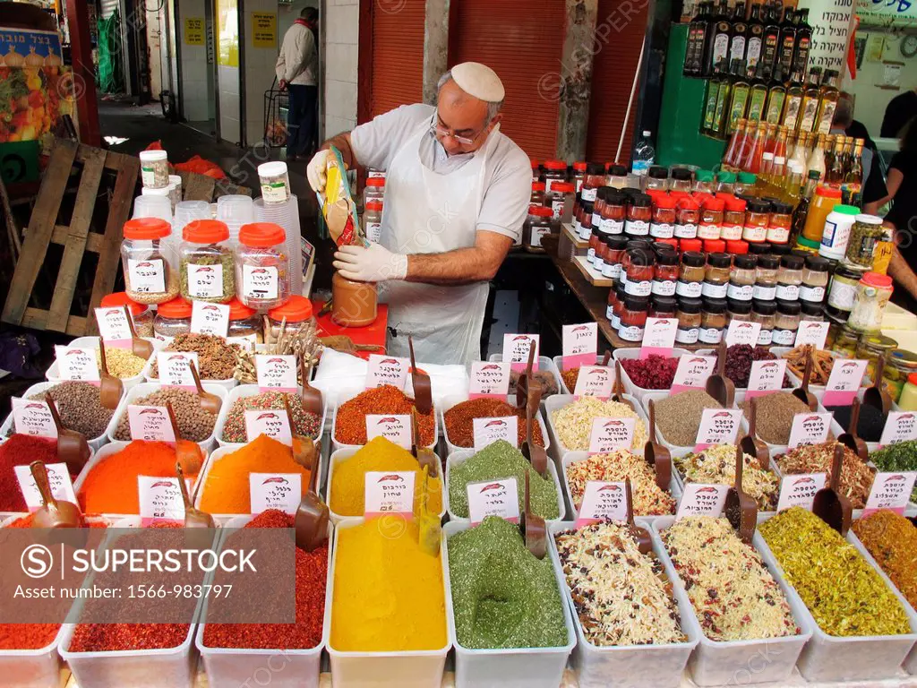 Israel, City of Tel Aviv , Carmel Market