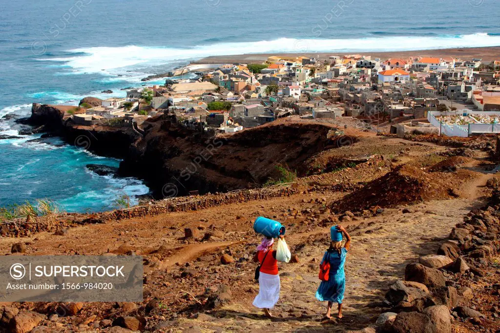 West Africa, Cape Verde, Santo Antao, village of Ponta do Sol
