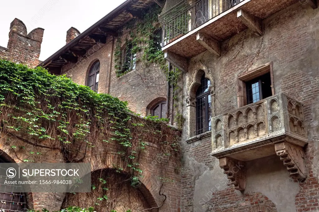 balcony of Juliet, Verona, Veneto, Italy
