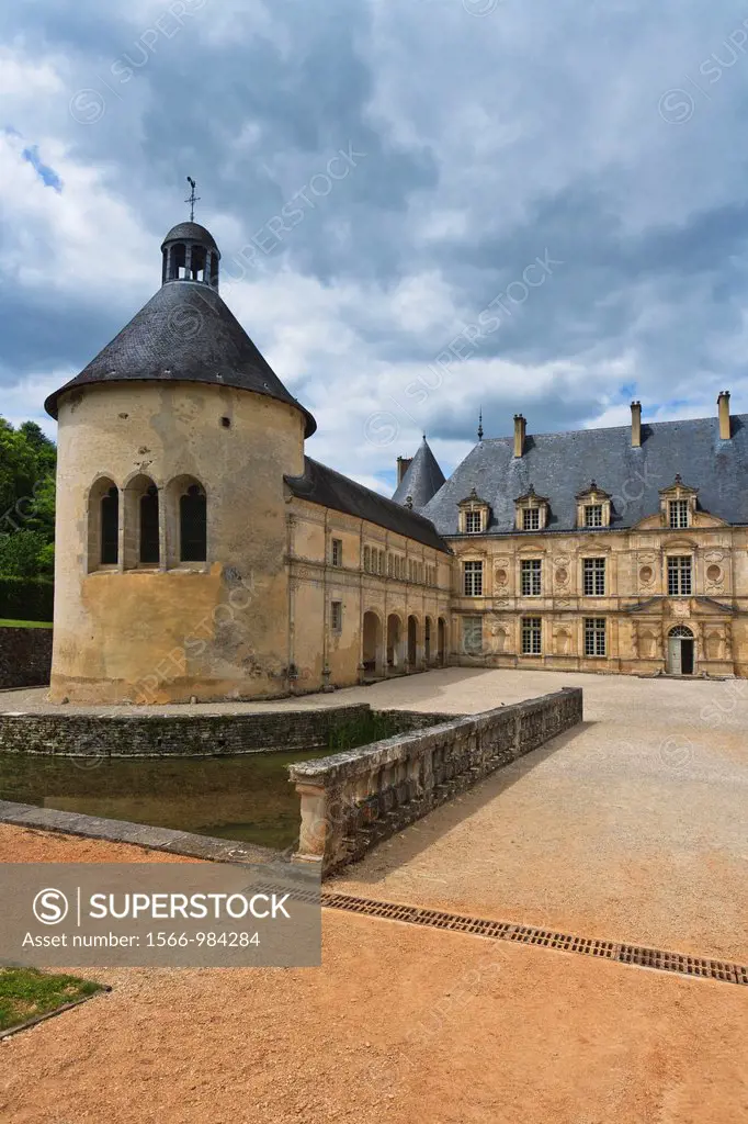 The picturesque castle of Bussy-Rabutin, Burgundy, France, Europe