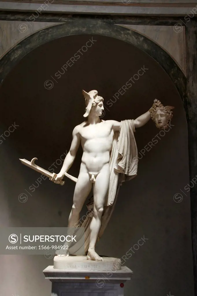 statue in the vatican museum, rome