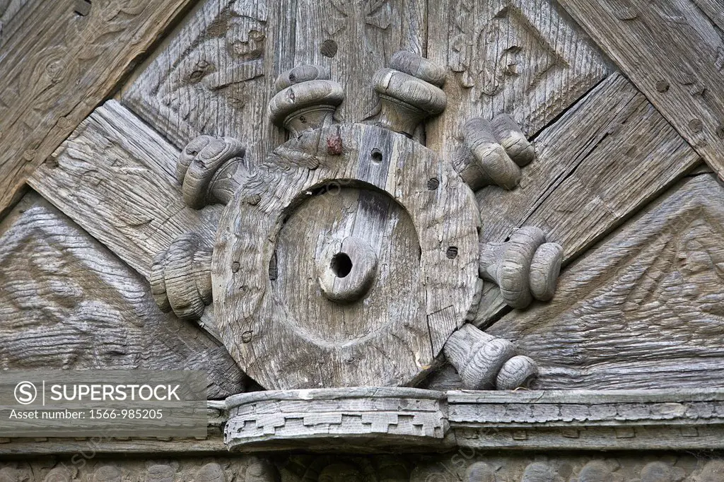 Avaugour chapel, south gate details, armor Coast, Brittany, France. 1570 Granite and wood portal The portal of the south transept is flamboyant style ...