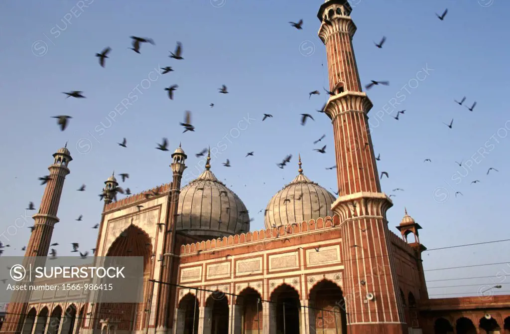 The Jama Masjid, or Friday Mosque was built between 1644 and 1658 in the reign of Mughal emperor Shahjahan  The mosque has three domes and is flanked ...