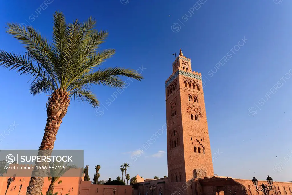 Morocco, Marrakech, Kotoubia Mosque