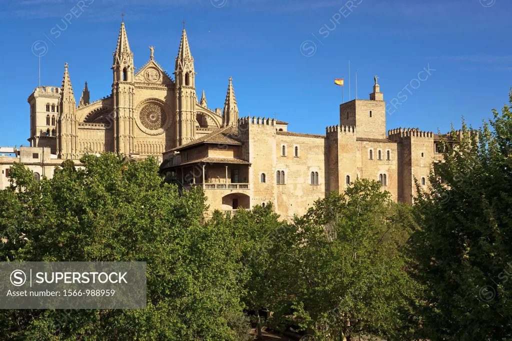 Cathedral 13th-20th century, Palma, Majorca, Balearic Islands, Spain