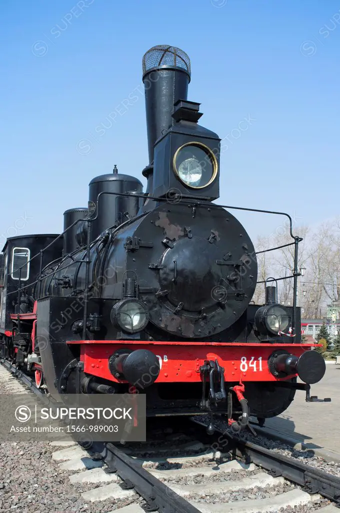 Russian vintage steam locomotive Ov-841