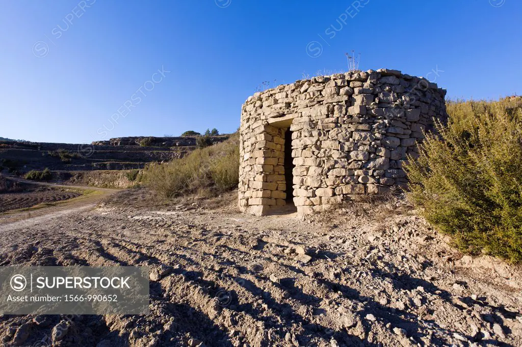 Barraques de vinya  Ruta de la Pedra Seca  Monistrol de Calders  Barcelona, Spain