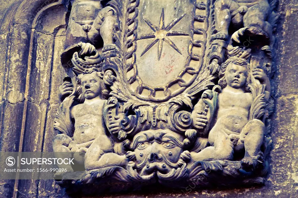 Coat of arms  Justice Palace  Estella, Navarre, Spain