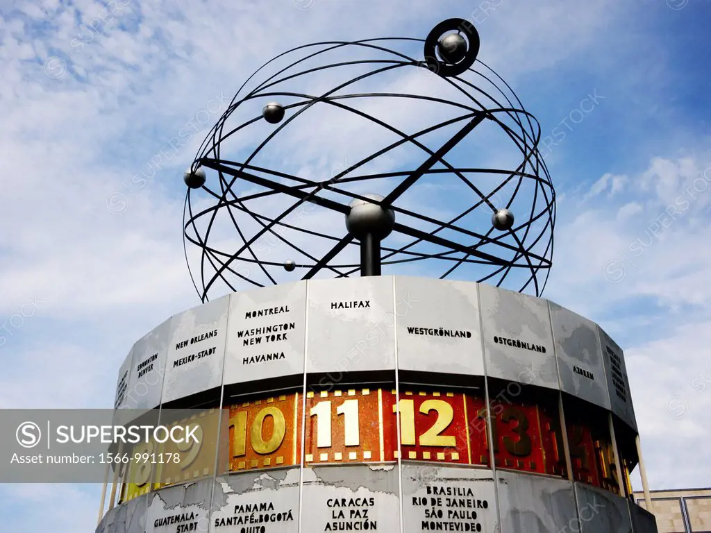 Urania world clock, Berlin Alexanderplatz