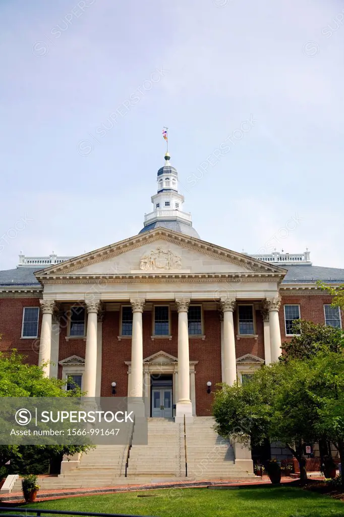 Maryland State House , State Capitol building, Annapolis, Maryland, USA