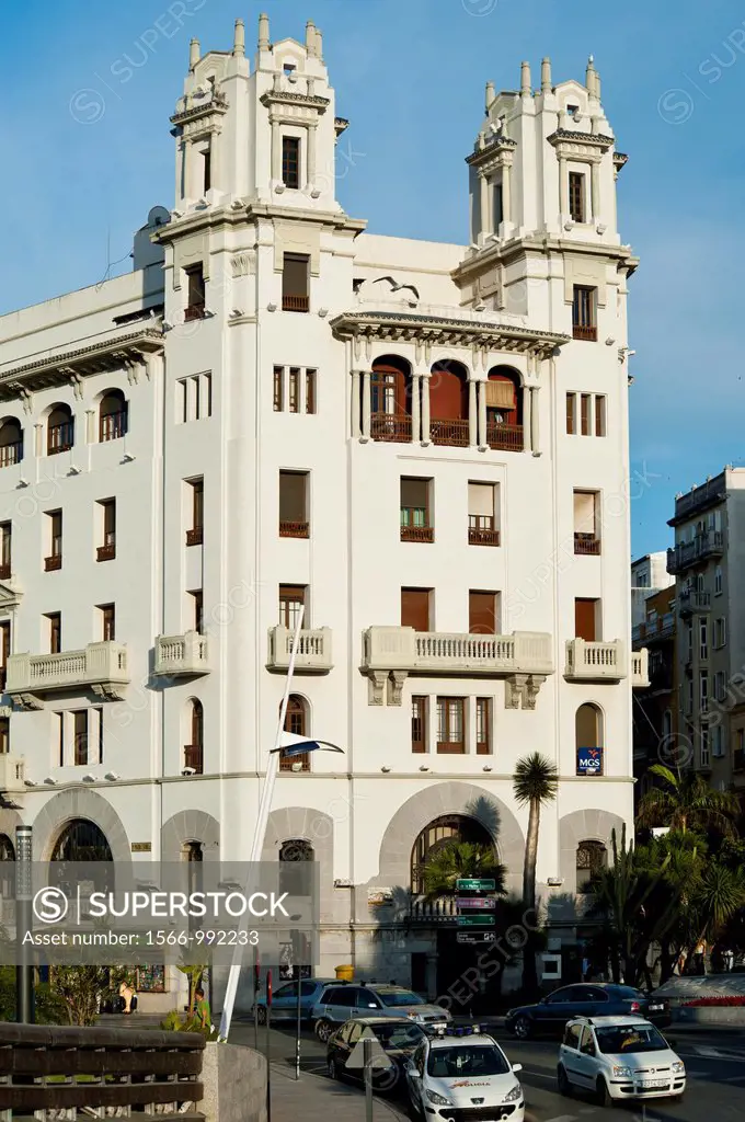 Plaza de la Constitucion and Casa Trujillo  Ceuta  Spain