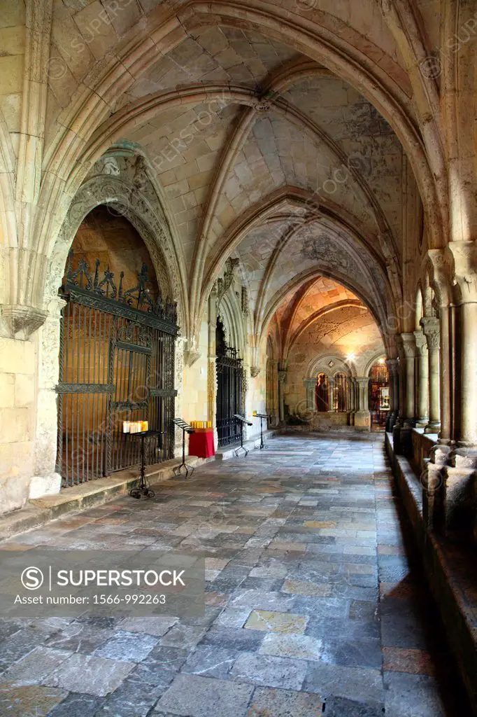 Cloister of the Cathedral of Tarragona, Catalonia, Spain, Europe