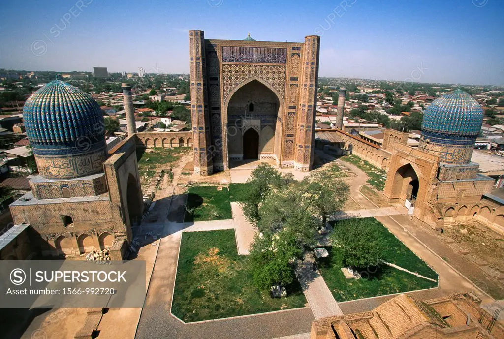 Bibi Khanym Mosque, Samarkand Uzbekistan, Central Asia, Silk Road, Unesco World Heritage Site.