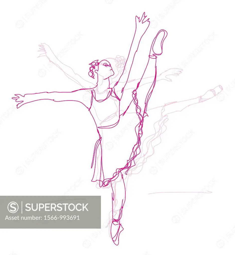 Ballerina in motion
