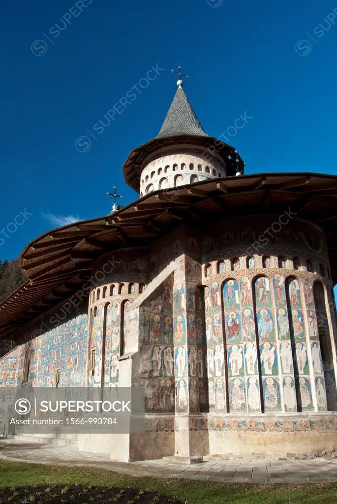 Voronet Monastery, Gura Humorulori, Bukovina, Romania